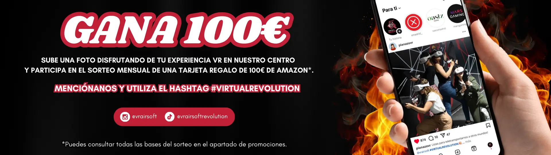 VRAirsoft Promocion redes